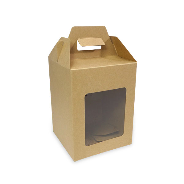 20ใบ ราคาขายส่ง กล่องทรงมือจับด้านบน กล่องสำหรับจัด GIFTSET กล่องใส่คุกกี้-ขนม ข้าวสาร ของชวัญ ของชำร่วย ขนาดกล่อง 10.8 x 10.8 x 14.5 เซนติเมตร (รุ่น BK65W)