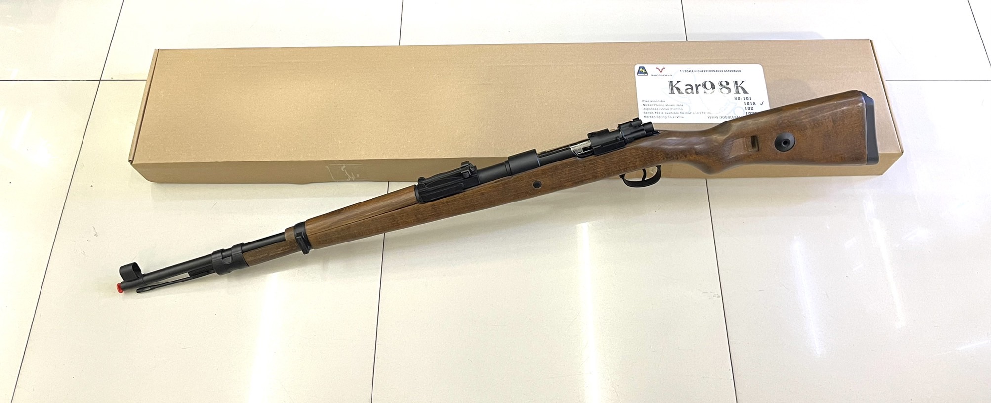 Kar98K ระบบสปริง คัดปลอก ไม้แท้ - Double Bell 101A