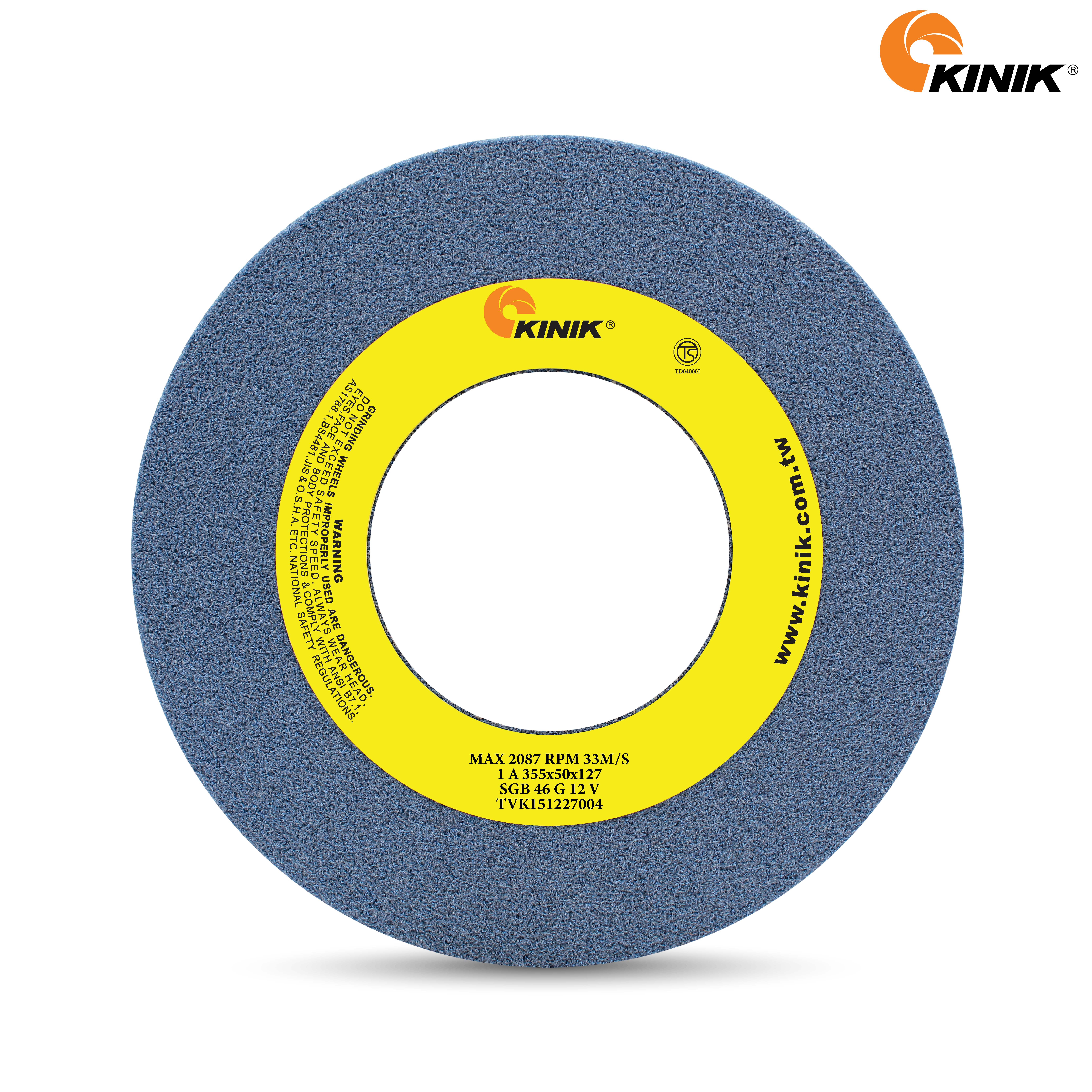 หินเจียร KINIK SGB46G12V1A 355x50x127 mm.