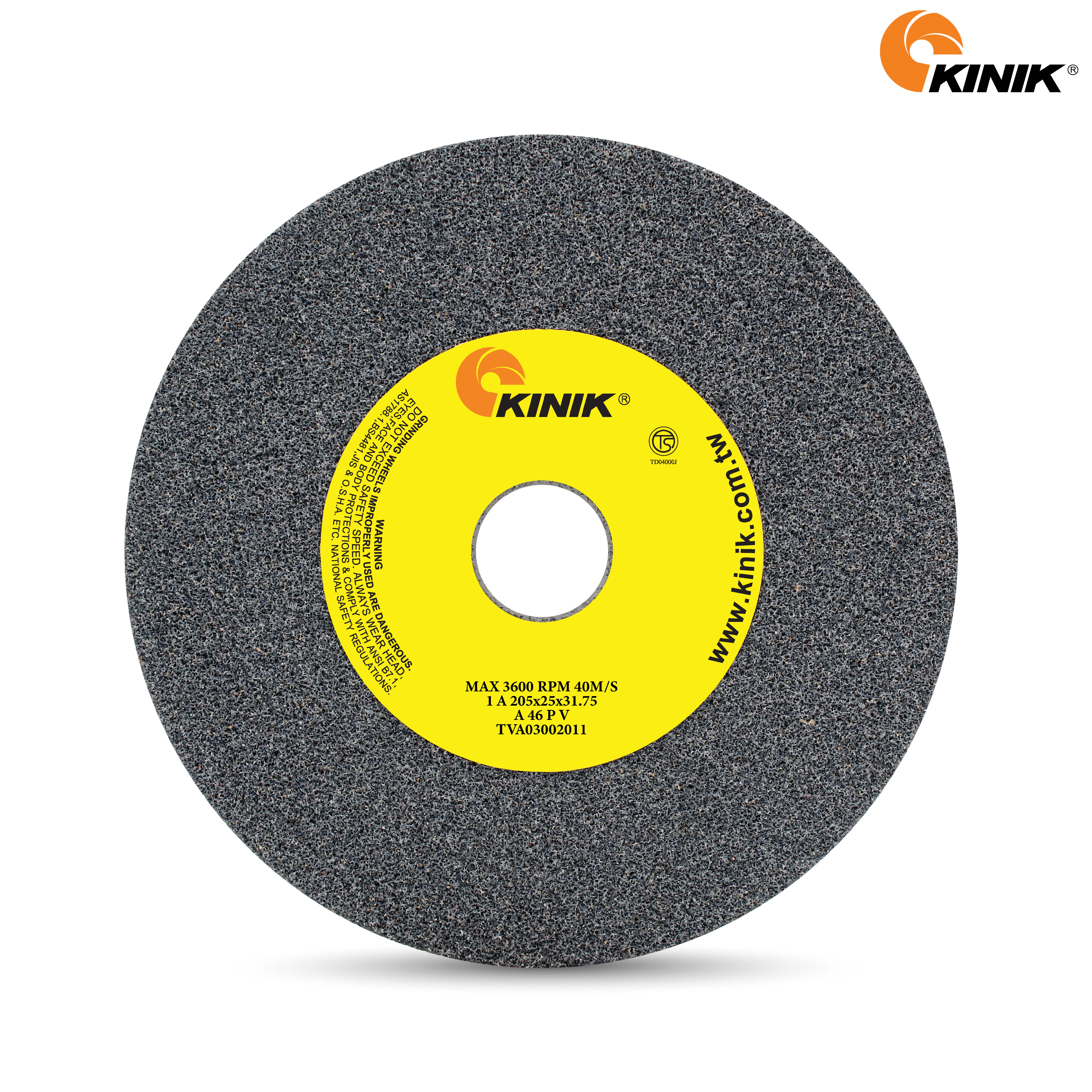 หินเจียร KINIK A46PV1A 255x25x31.75 mm.