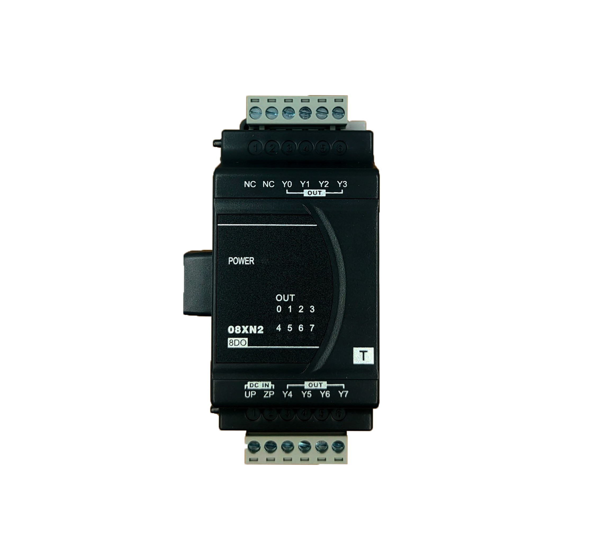 Delta PLC DVP08XN211T 8O Extension, 24VDC Power-In, Transistor Output