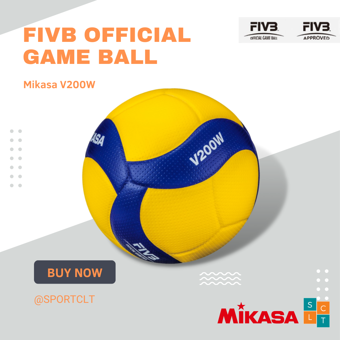 MIKASA ลูกวอลเลย์บอล หนังอัด PU นุ่มพิเศษ รุ่น V200W