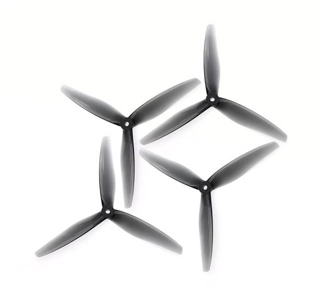 Gemfan Hurricane 7050 3-Blade 7" Propeller 1ถุง 4ใบ สุ่มสี