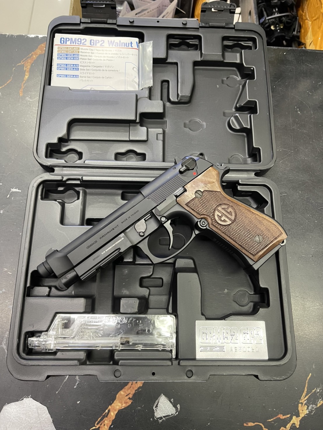 GPM92 GP2 Walnut Wood Grip - G&G