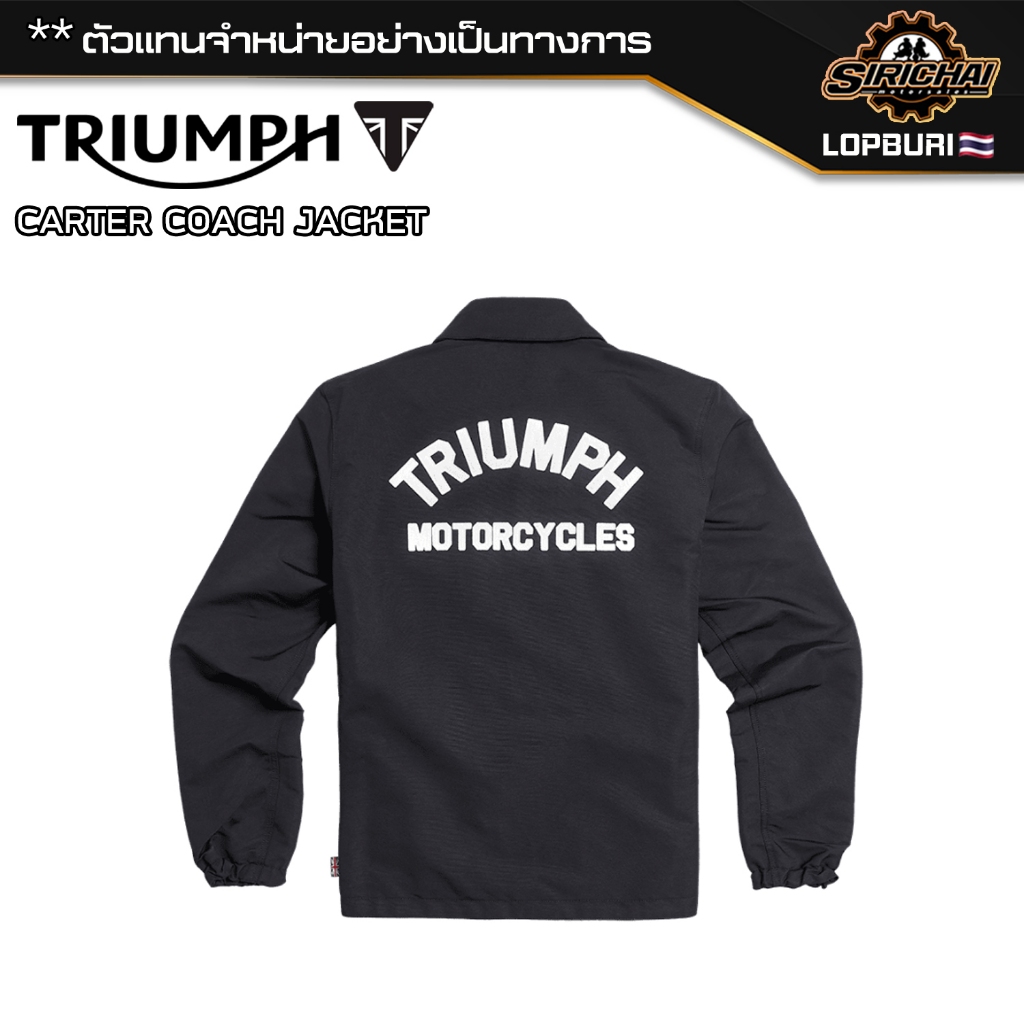 เสื้อแจ็คเก็ต Triumph CARTER COACH JACKET MTHS21129 ของแท้ 100%✅( ลด 1 ไซส์จากปกติ ไซส์ยุโรป )