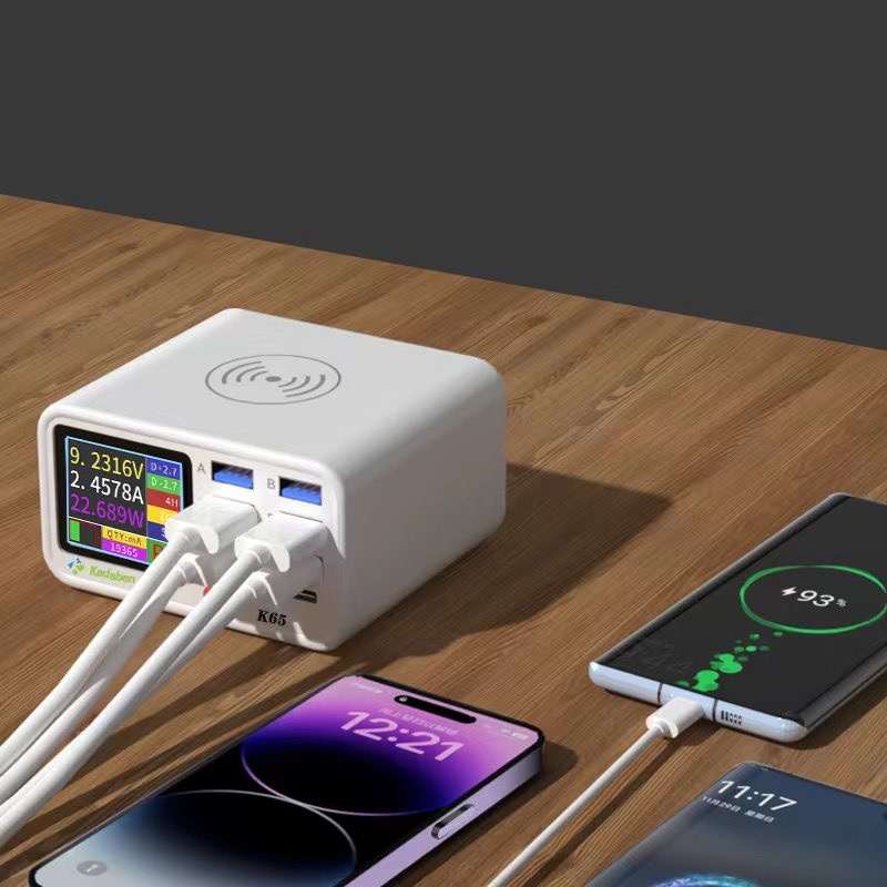 Hub ชาร์จUSB 6ช่อง TYPE-C 2ช่อง