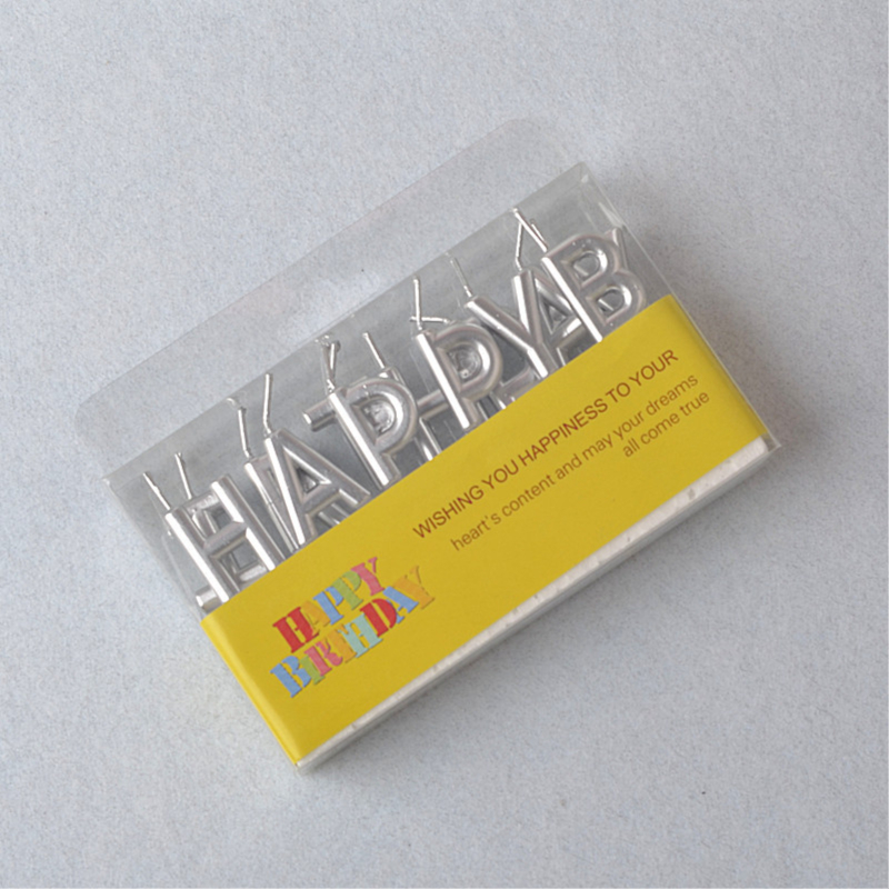 วันเกิด ตัวอักษรภาษาอังกฤษ สุขสันต์วันเกิด เทียนโรแมนติก