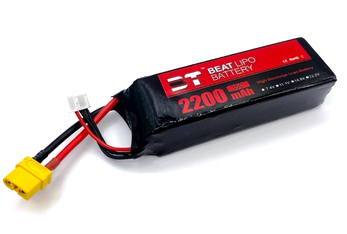 BEAT LIPO 3S 11.1V 2200mAh 35C XT60