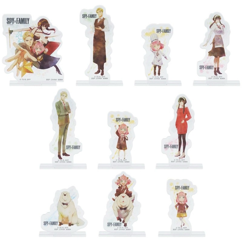 สแตนอะคริลิค ยอร์&ลอยด์ สปายxแฟมิลี่[Spy X Family G Prize -Acrylic Stand- Misison Start! Yor&Loid]