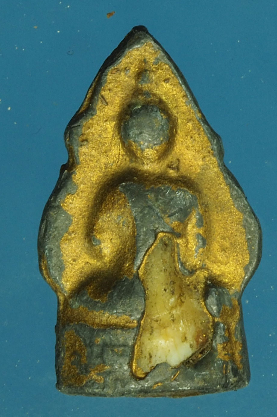 A222 พระพุทะชินราช ฝั่งเขี้ยว เนื้อชินตะกั่ว ลงบรอนซ์ เก่า ไม่ทราบที่ 13