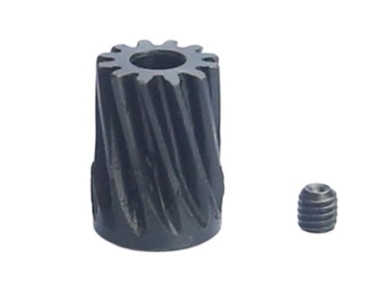 พีเนียน มอเตอร์ เฟืองเฉียง เนื้อเหล็ก แกน 3.5mm Motor Pinion Gear (มีหลายขนาด) สำหรับ 450 470 380 X3