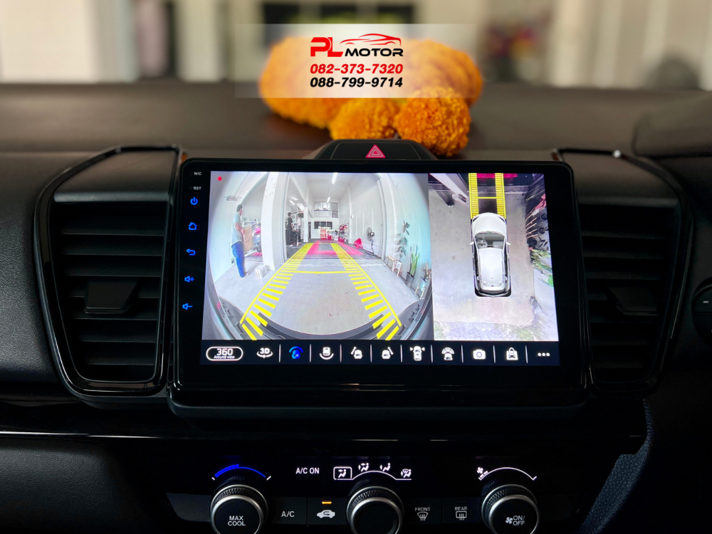 จอแอนดรอย 8Core 6/128 GB 4G + กล้องรอบคัน Honda City Hatchback 2023
