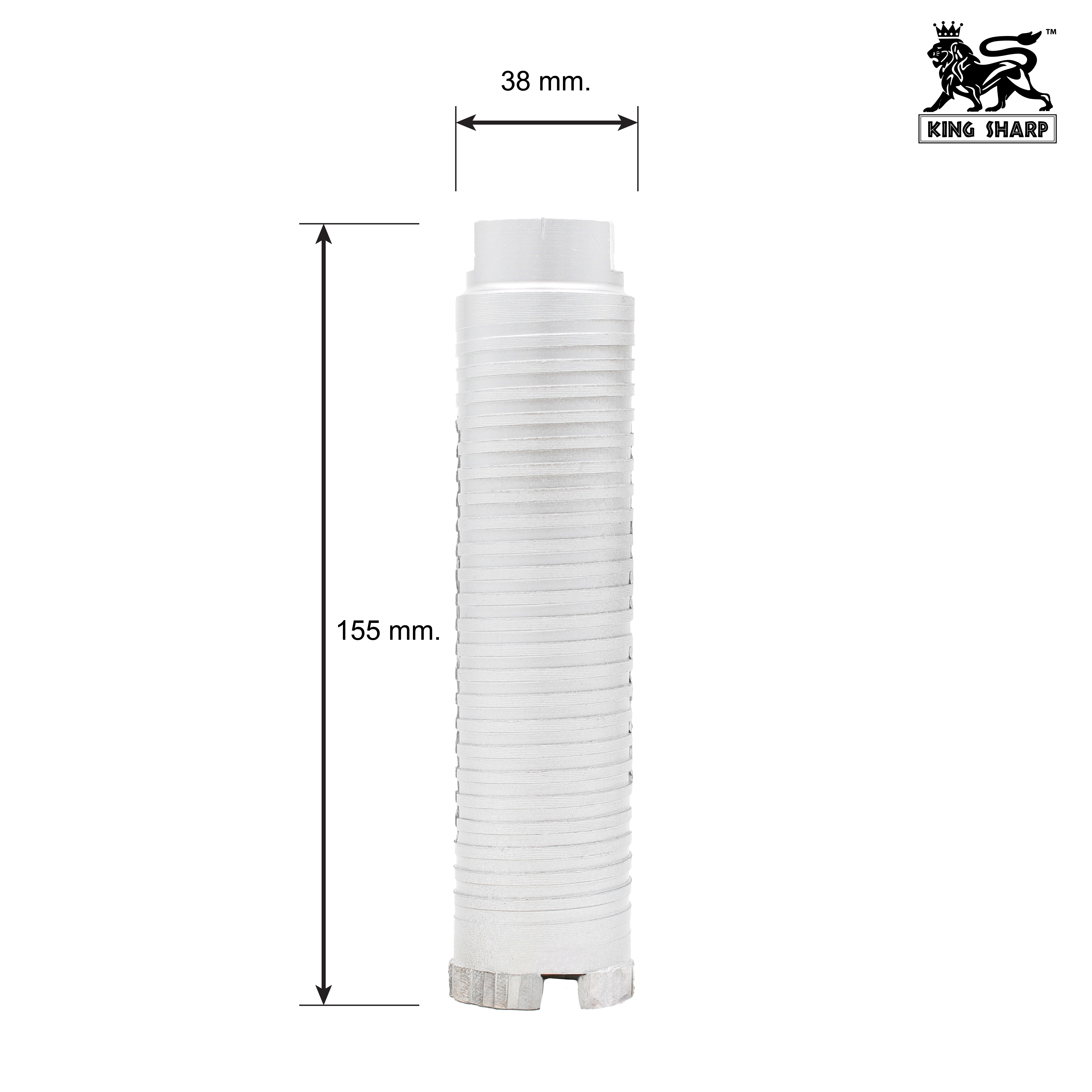 เพชรเจาะคอนกรีต KINGSHARP (P) 38x155 mm.M22