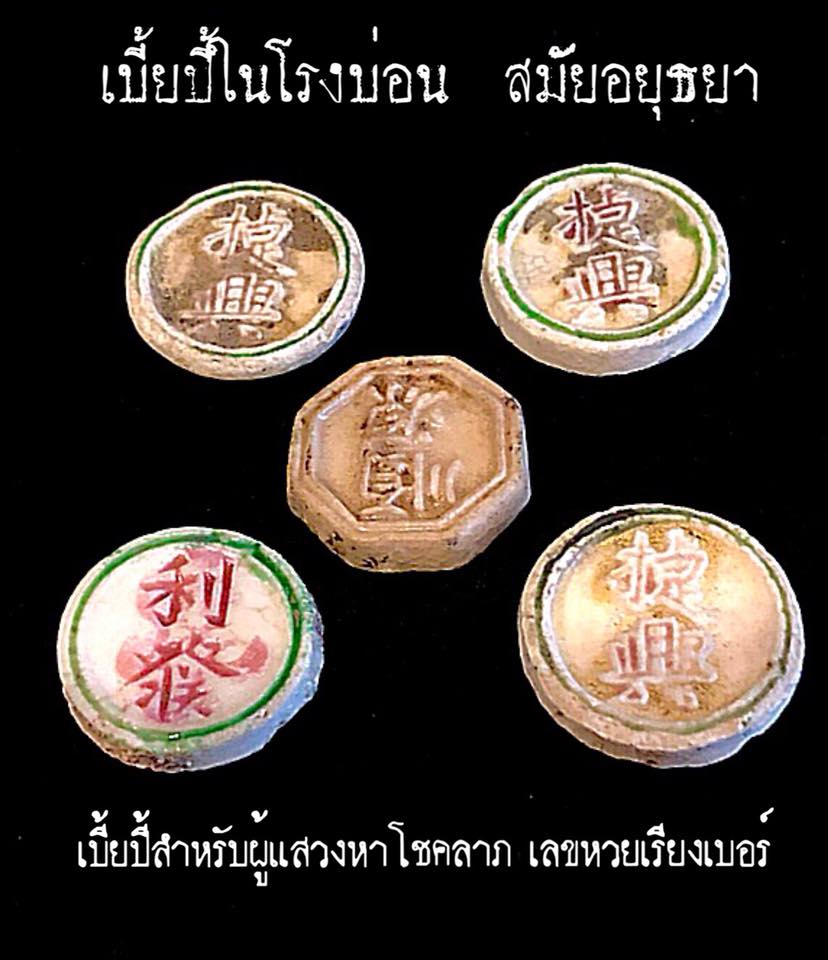 A5074 เบี้ยโรงบ่อย เนื้อกระเบื้อง เก่า 16