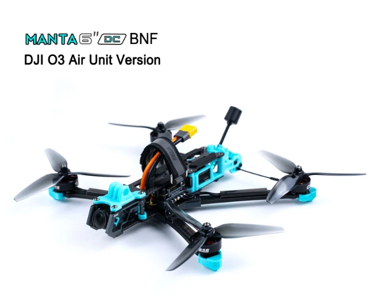 Axisflying MANTA6" / 6inch Cinematic / Freestyle DJI O3 Air Unit FPV BNF With GPS -6S สามารถบายกับรีโมท DJI ได้