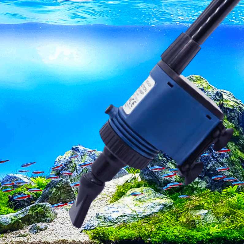 SOBO BO-028(ปั๊มน้ำดูดตะกอน ถ่ายน้ำ ทำความสะอาด ดูดตะกอนของเสีย ขี้ปลา ก้นตู้ และก้นบ่อปลา)