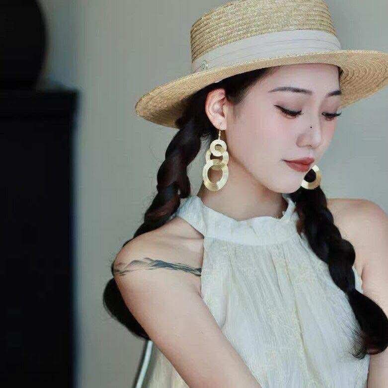 ต่างหูเงิน ต่างหูเพชร ต่างหูยาว พร้อมส่งในไทย