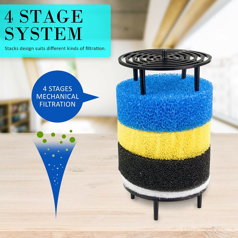 SUNSUN HW-603B(กรองนอกตู้ กรองน้ำได้ใสสะอาด พร้อมอุปกรณ์กรองและปั๊มน้ำพร้อมใช้งาน)