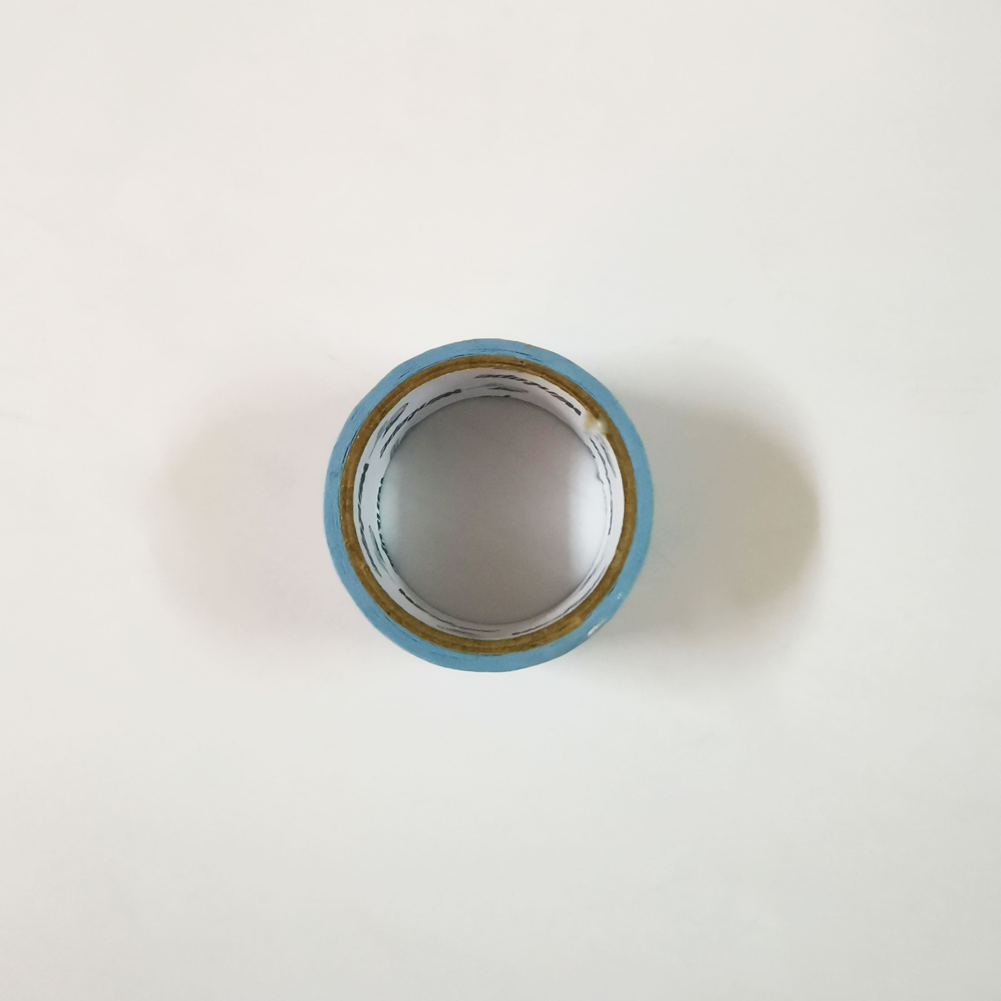 เทปย่นสี 1นิ้วx3หลา (2m) สีฟ้า (Wintape)