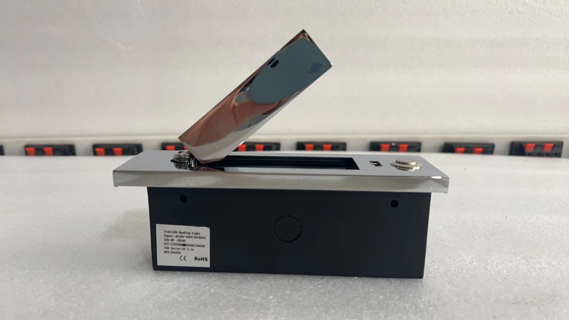 โคมไฟอ่านหนังสือติดผนัง Wall Reading Lamp Metal + Aluminium LED Cree 3W IP20 (KP017)