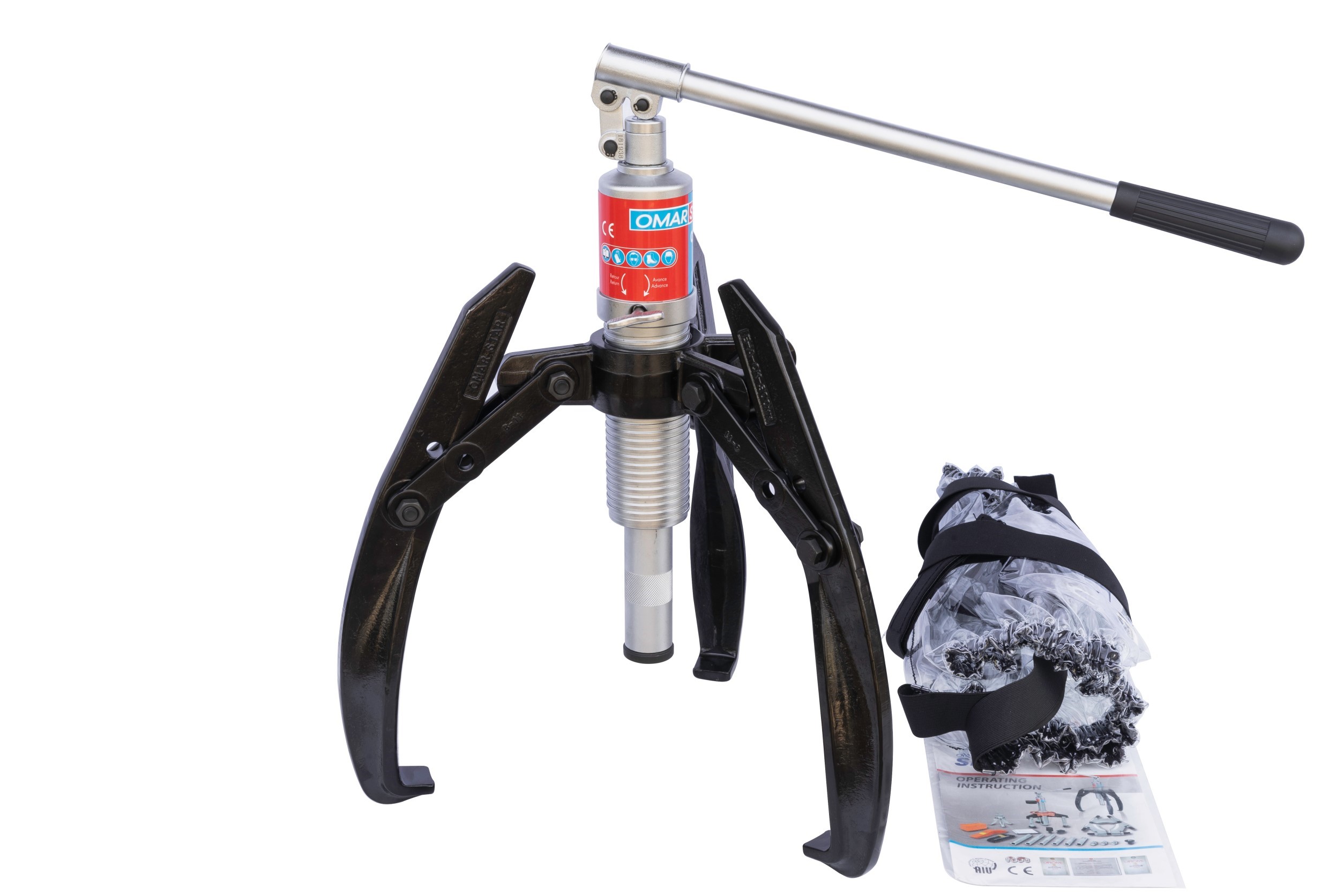 OMASTAR CK-15INL HYDRAULIC GEAR PULLER เครื่องถอดลูกปืน เฟือง ขนาด 30 ตัน สำหรับงานหนัก