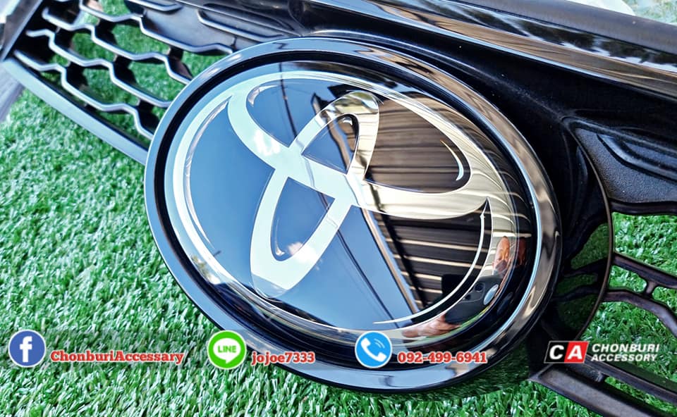โลโก้แก้วสำหรับด้านหน้า แท้ศูนย์ โตโยต้า ฟอร์จูนเนอร์