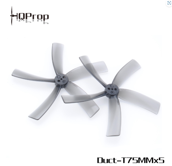 HQProp Duct-T75MMX5 Cinewhoop Micro Whoop รูแกน 1.5mm 1ถุง 4ใบ