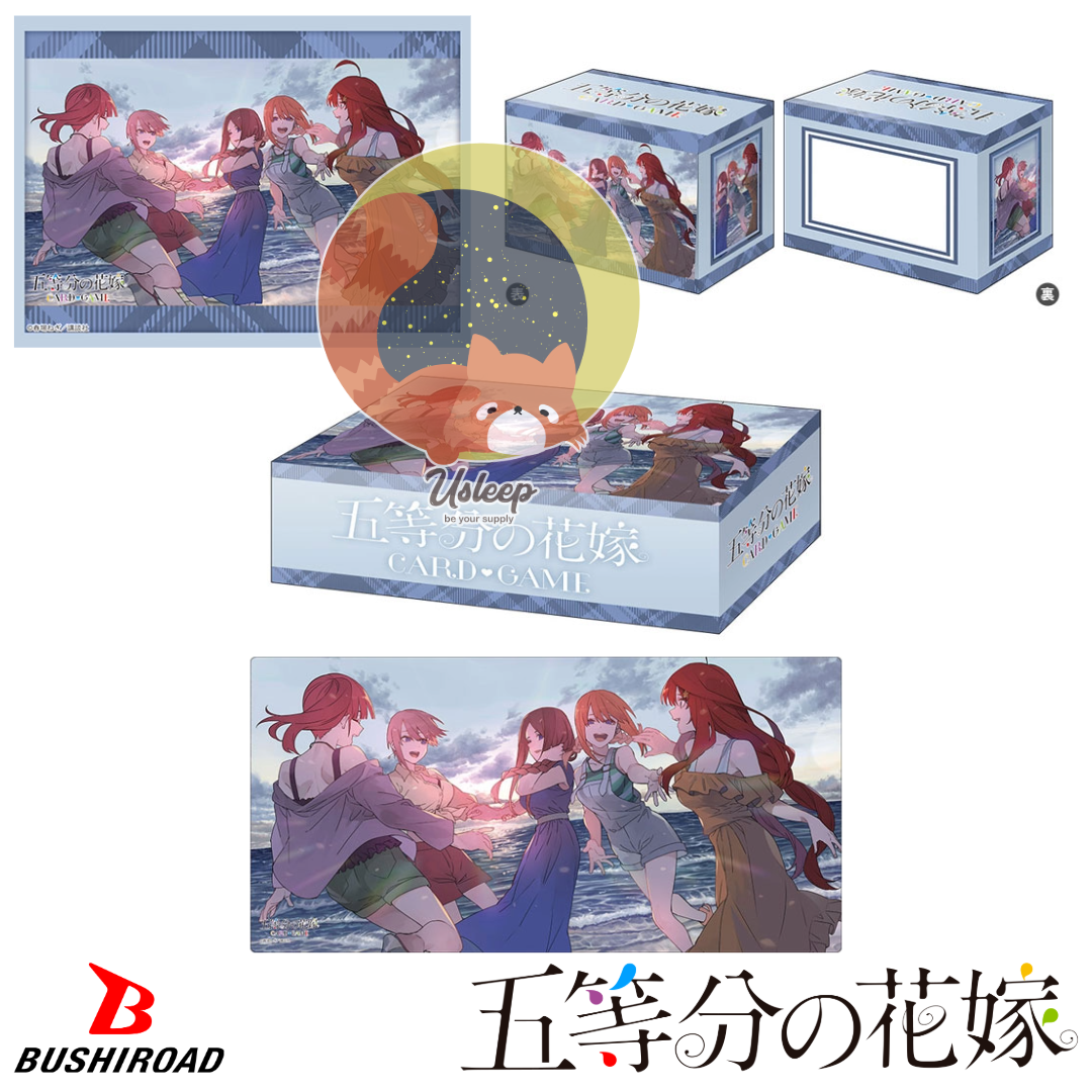 [PRE-ORDER] Bushiroad Sleeve & Deck Holder V3 & Rubber Mat V2 & Storage Box V2 Gotoubun no Hanayome