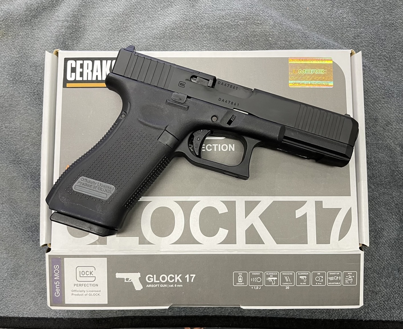 GLOCK 17 / GHK / G17 Gen 5 MOS GBB / UMAREX