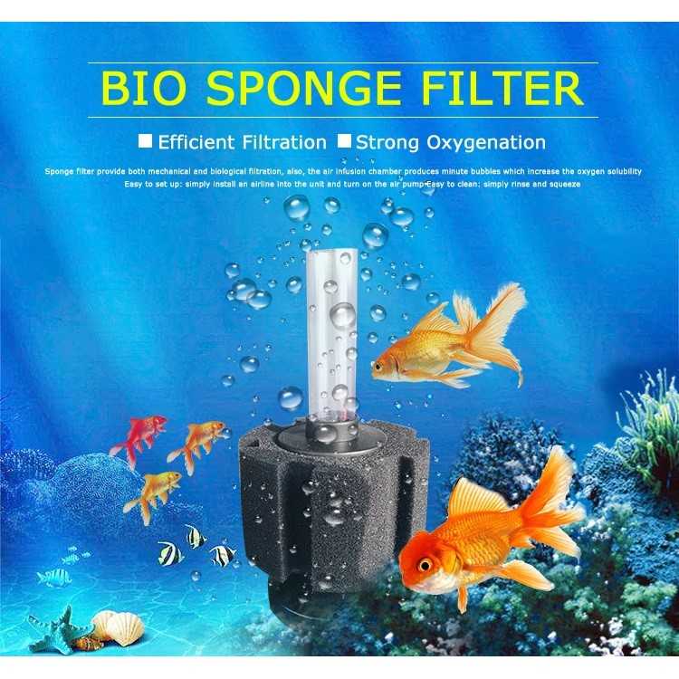 OF BIO FOME Filter BF-1(กรองฟองน้ำอย่างดี ใช้ต่อกับปั๊มลม ช่วยกรองให้น้ำใส ยืดระยะการถ่ายน้ำ)