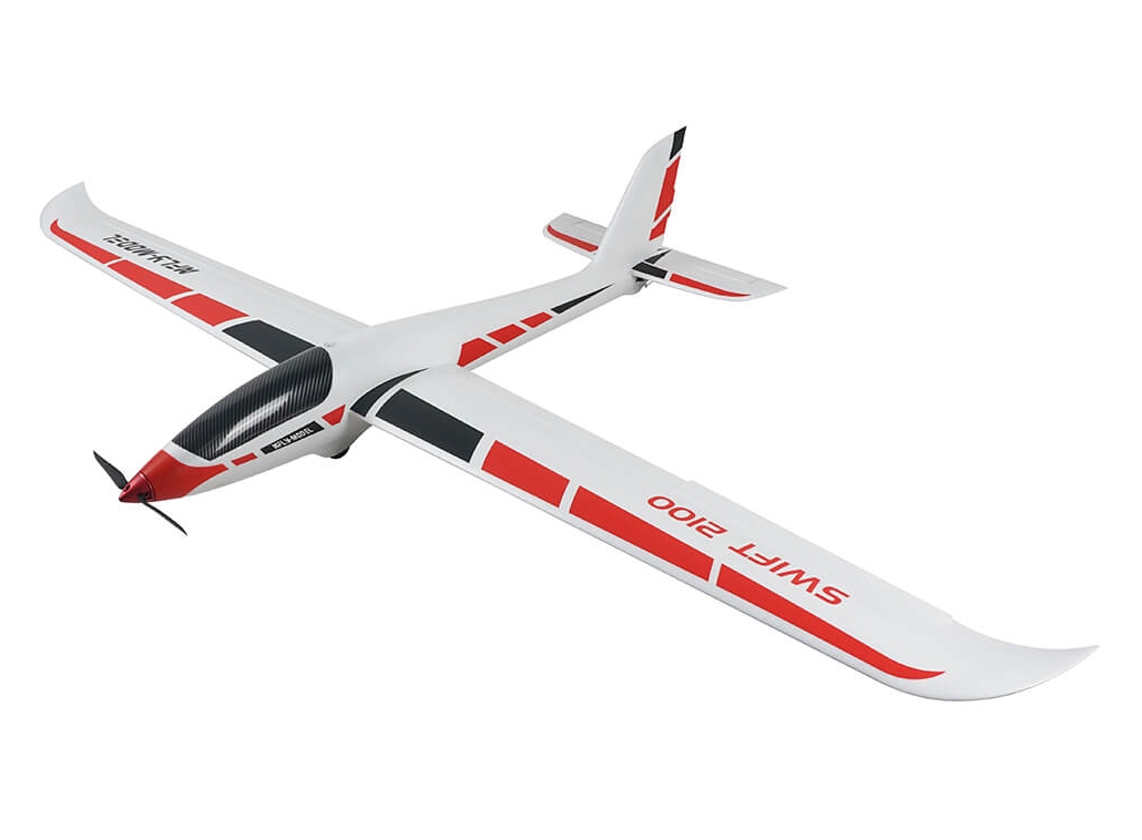 XFly Swift 2100 Glider 2100mm Wingspan RC Aircraft พร้อมชุดไฟ [ไม่รวม รีโมท และ แบต