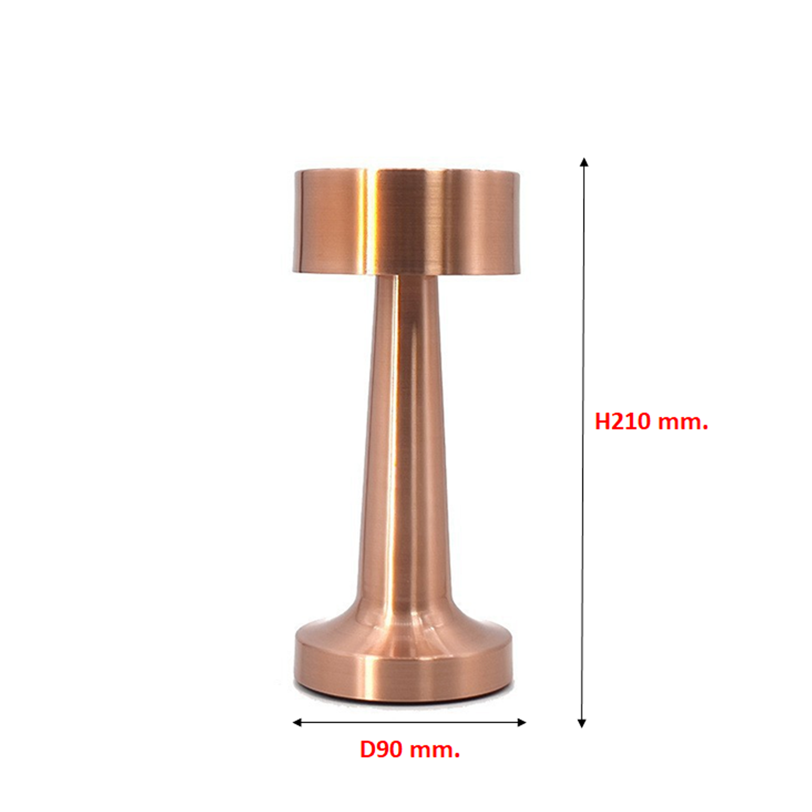 โคมไฟตั้งโต๊ะ Table mini desk Lamp Metal + Acrylic LED Adjustable to 3 levels