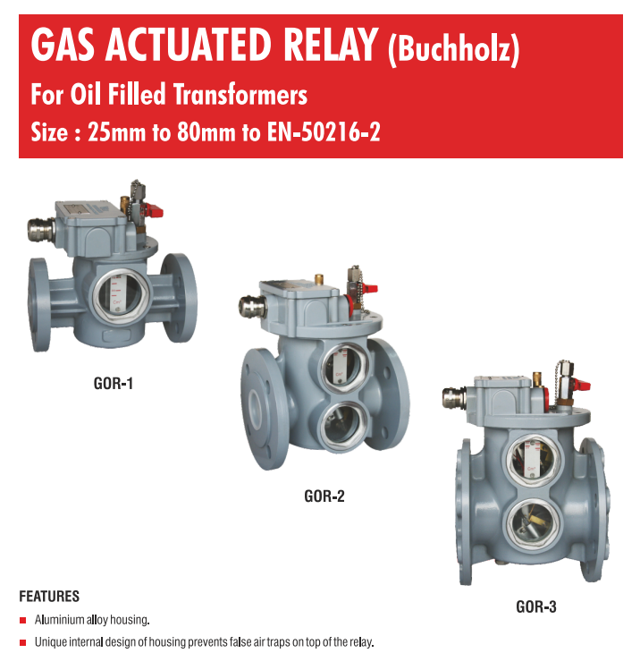 ATVUS GOR Buchholz Relay (Gas & Oil Operated)
