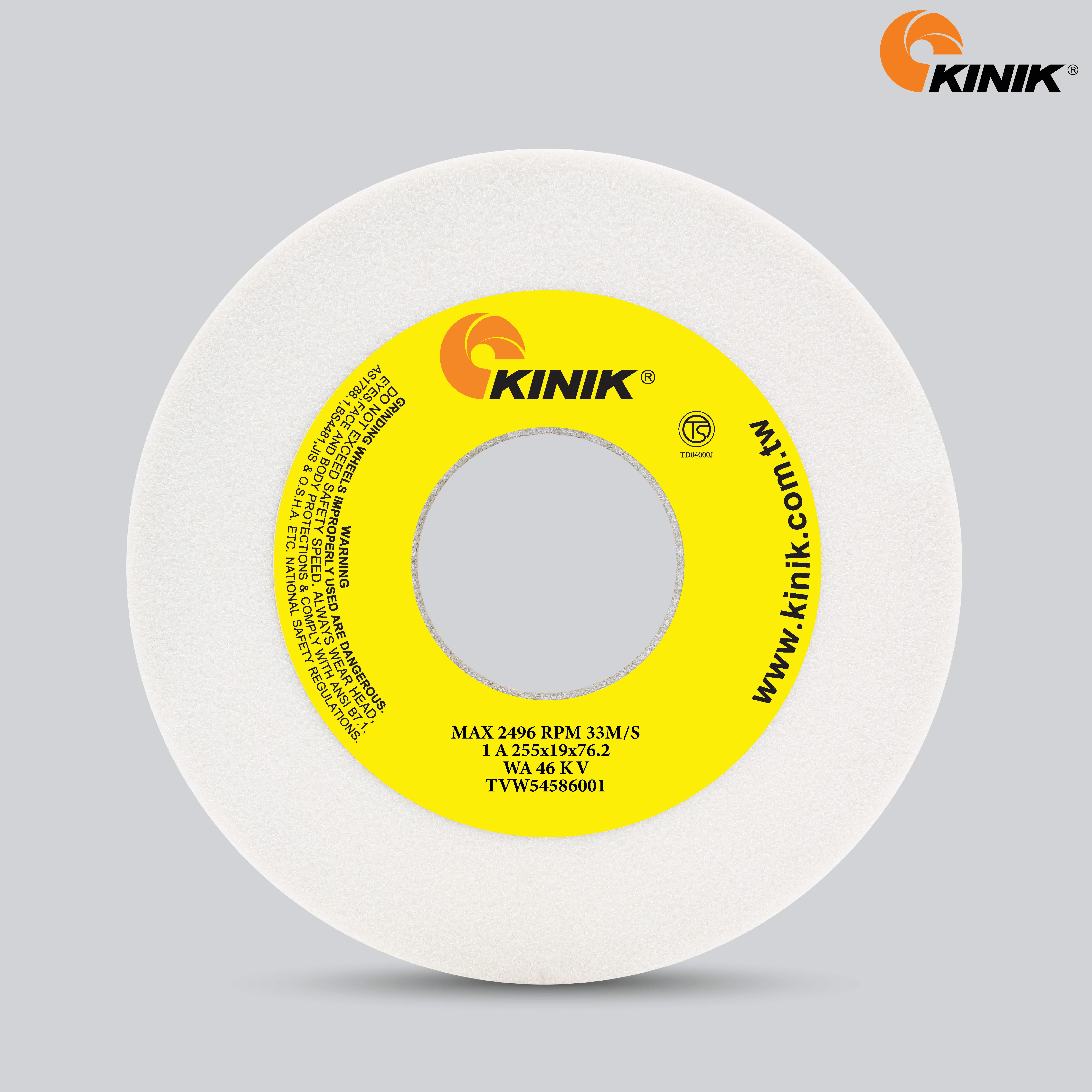 หินเจียร KINIK WA46KV1A 255x19x76.2 mm.