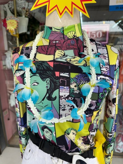 พวงมาลัย สงกรานต์ สร้อยดอกไม้ พร้อมส่งในไทย