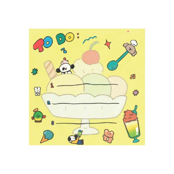 Ice Cream Memo Pad