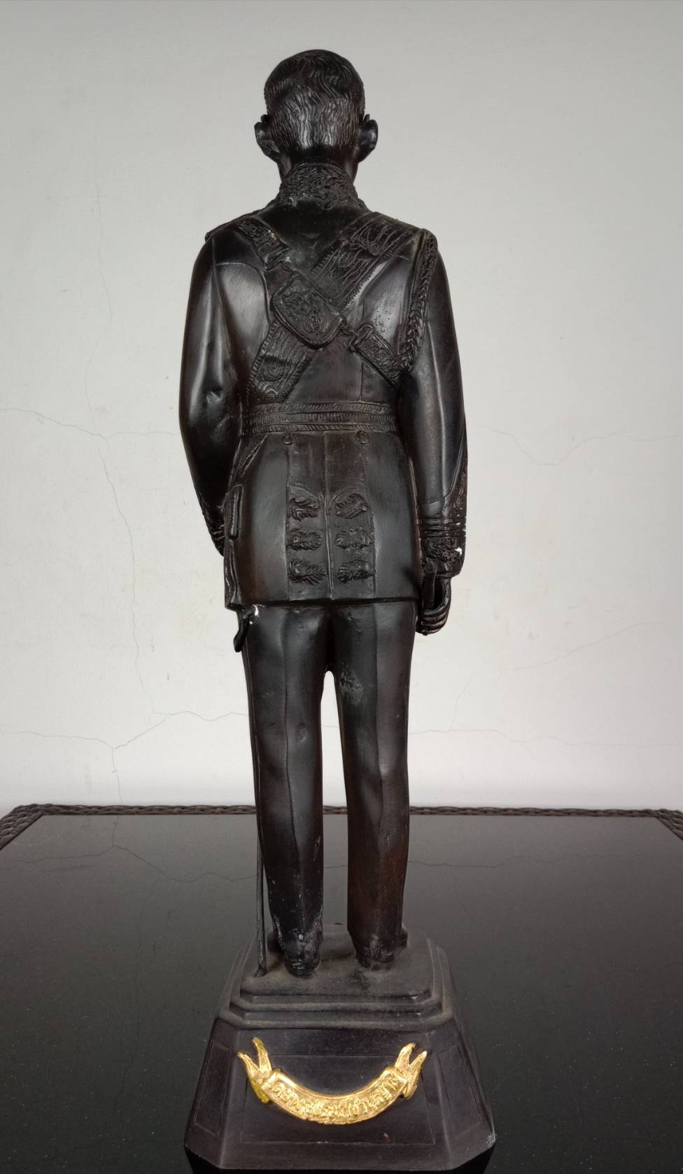 36.พระบรมรูปหล่อโลหะในหลวงรัชกาลที่9 พระบาทสมเด็จพระปรมินทรมหาภูมิพลอดุลยเดช(รมดำ)