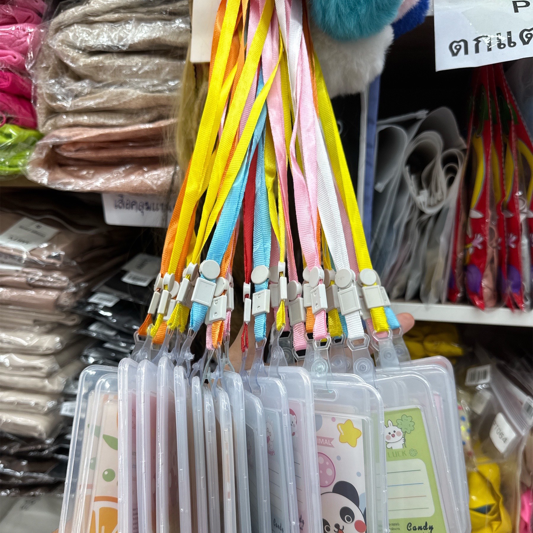 ป้ายคล้องคอ ป้ายห้อยบัตรพนักงานบริษัท พร้อมส่งในไทย