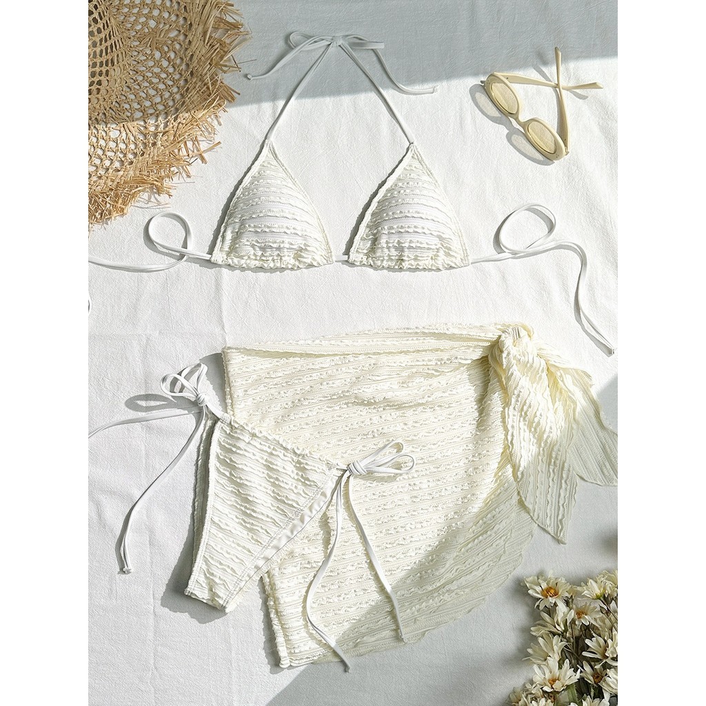 ชุดว่ายน้ำ เซท 3 ชิ้น บิกกินี่ เซ็กซี่ เสริมฟองน้ำ SW048