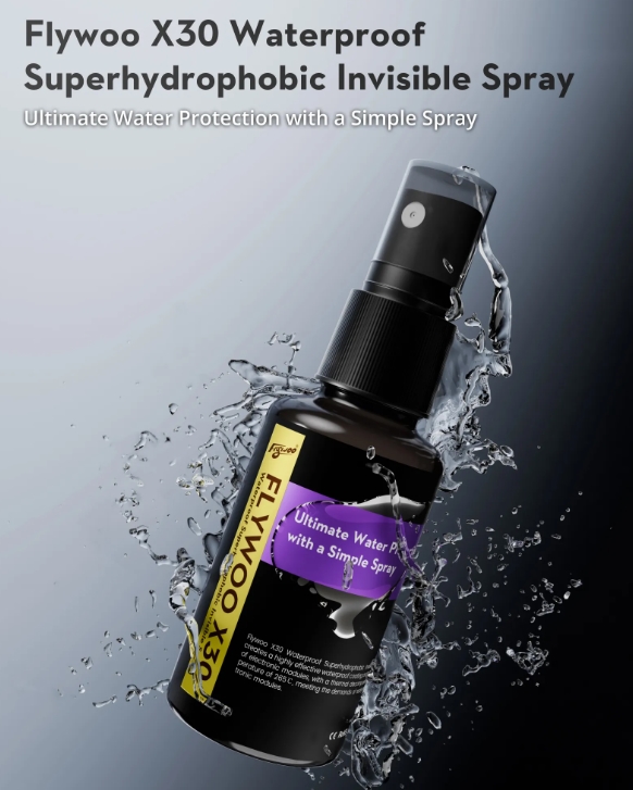สเปรฉีดกันน้ำ สำหรับ บอดร์ด วงจร PCB FC ESC CAM Flywoo X30 PCBA Waterproof Superhydrophobic Invisible Spray
