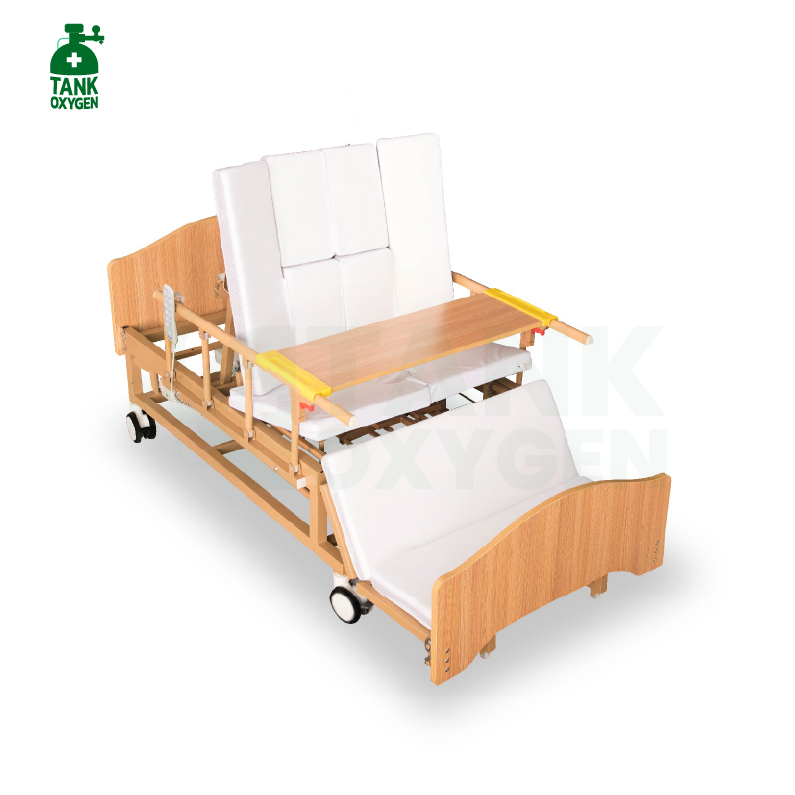 เตียงไฟฟ้า Multifunction พลิกตะแคงซ้าย-ขวา ฟังก์ชันขับถ่ายและสระผม