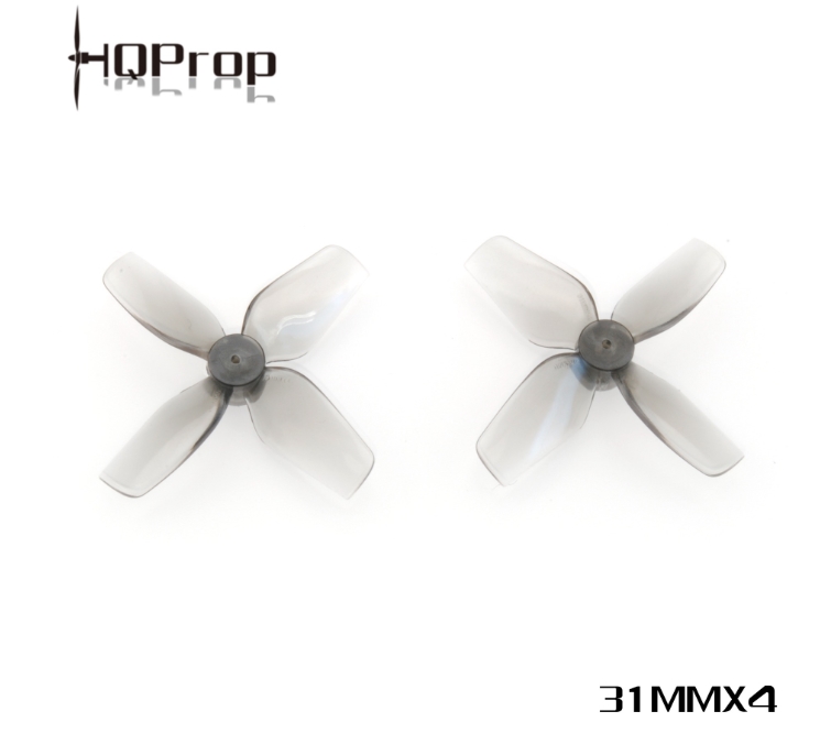 HQprop 31MMX4 รูแกน 1MM Shaft Micro Whoop Prop ใบพัดโดรนจิ๋ว tinywhoop 1ถุง 4ใบ