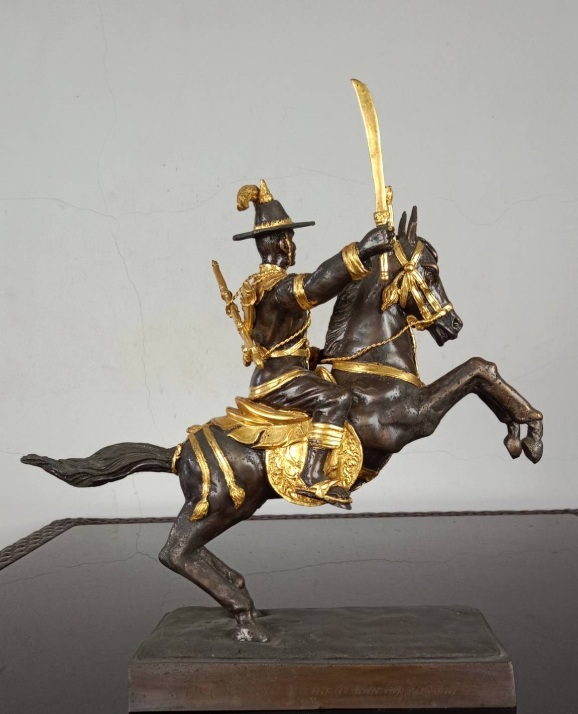 452.พระบรมรูปหล่อสมเด็จพระเจ้าตากสินมหาราช ทรงม้าศึก