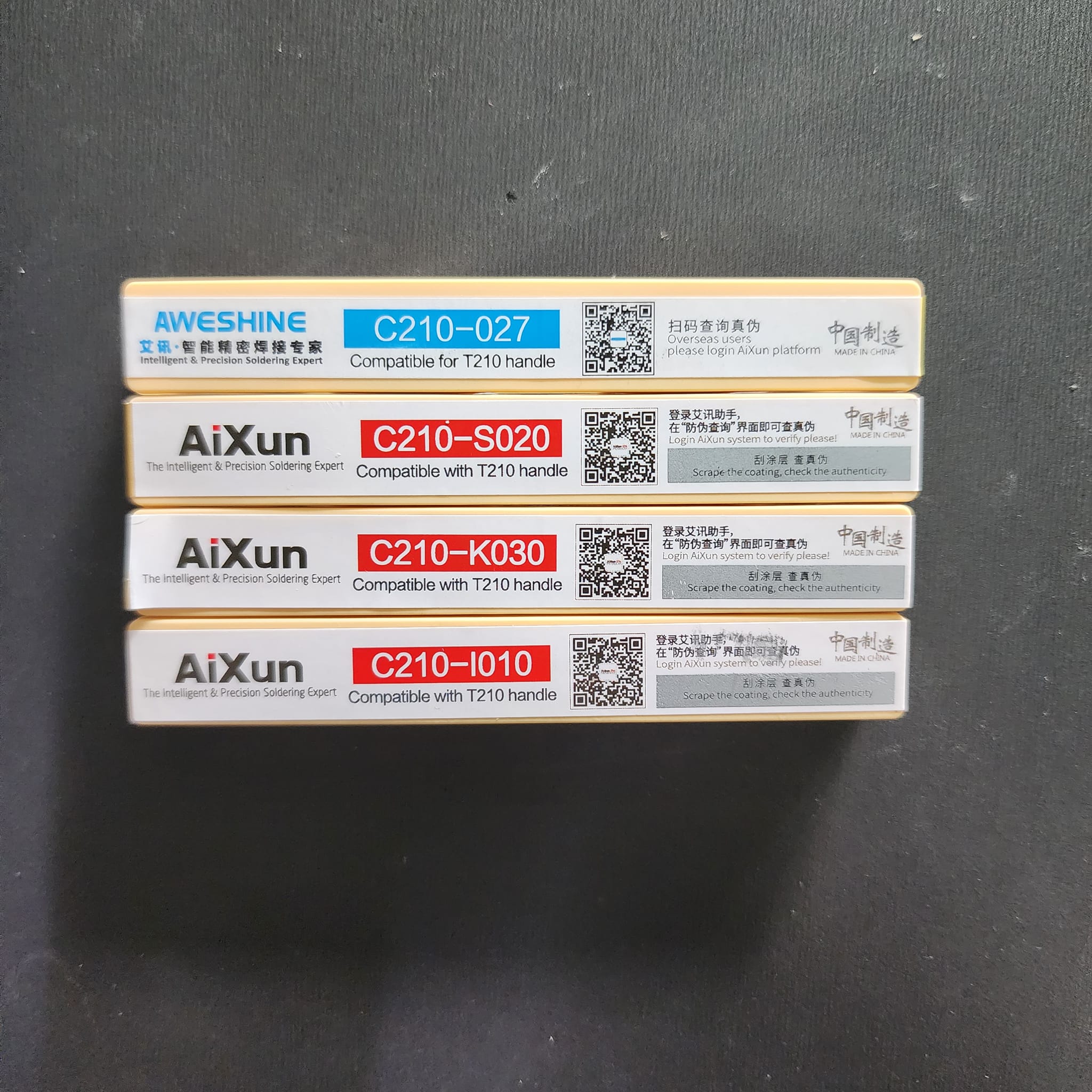 ปลายหัวแร้ง C210 ยี่ห้อ AiXun