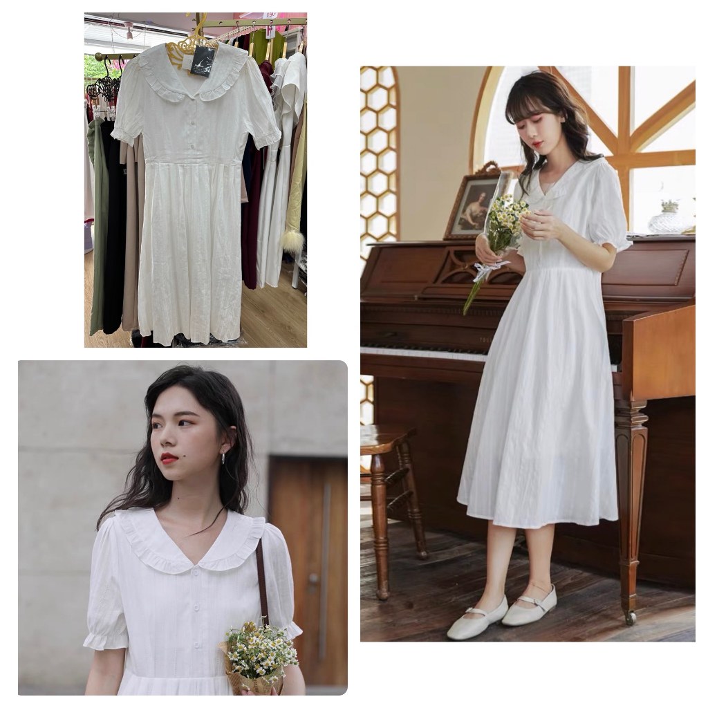 เดรสน่ารัก เดรสคุณหนู เดรสสไตล์เกาหลี รวมเดรส