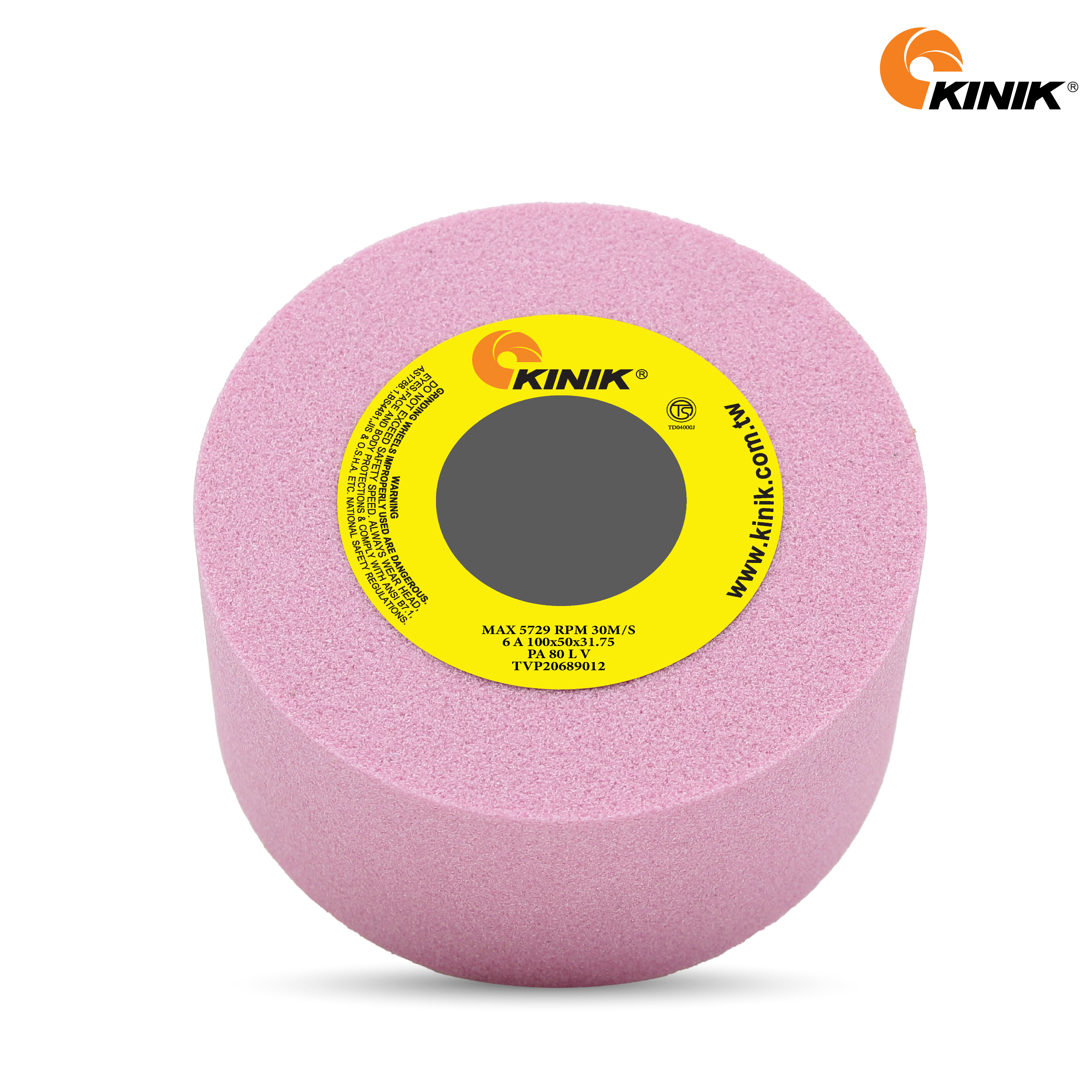 หินถ้วยตรง KINIK PA80LV6A 100x50x31.75 mm.