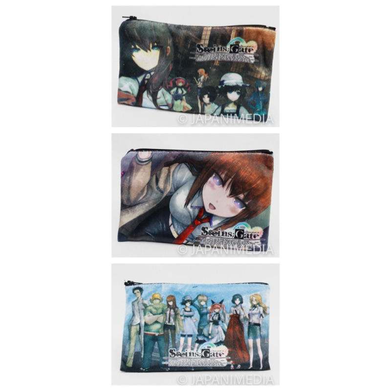กระเป๋า สไตนส์;เกท ฝ่าวิกฤตพิชิตกาลเวลา[Steins;Gate Taito Kuji F Prize -Pouch- 3 Types Of Set]
