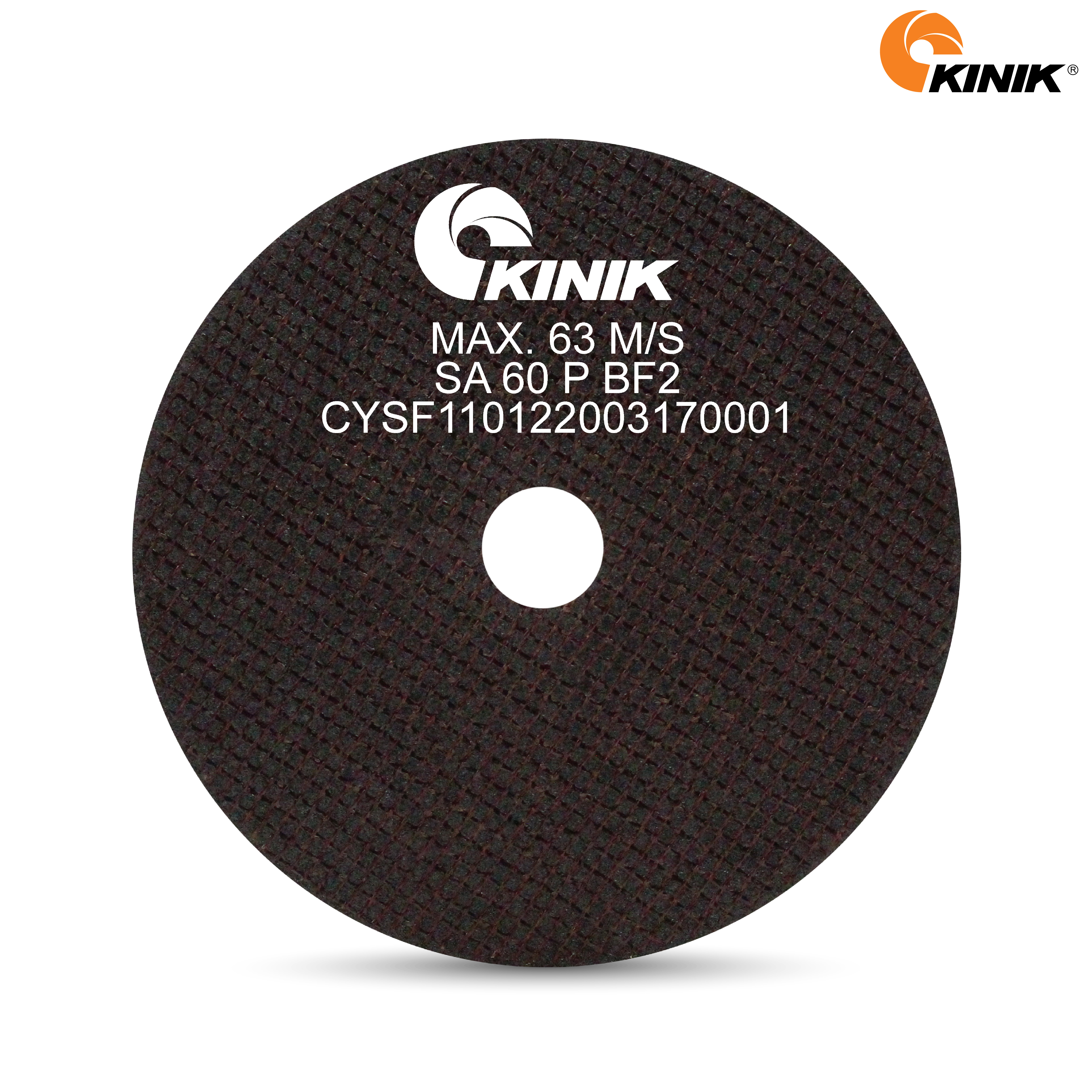 แผ่นตัดบาง KINIK SA60PBF2 150x1.2x20 mm.