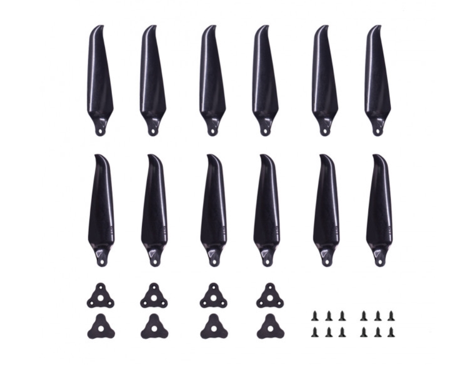 Gemfan F1051 Folding 3 Blade Glass Fiber Nylon 1ชุดมี 4ใบพัด ใบพัดโดรน 10นิ้ว แบบพับได้