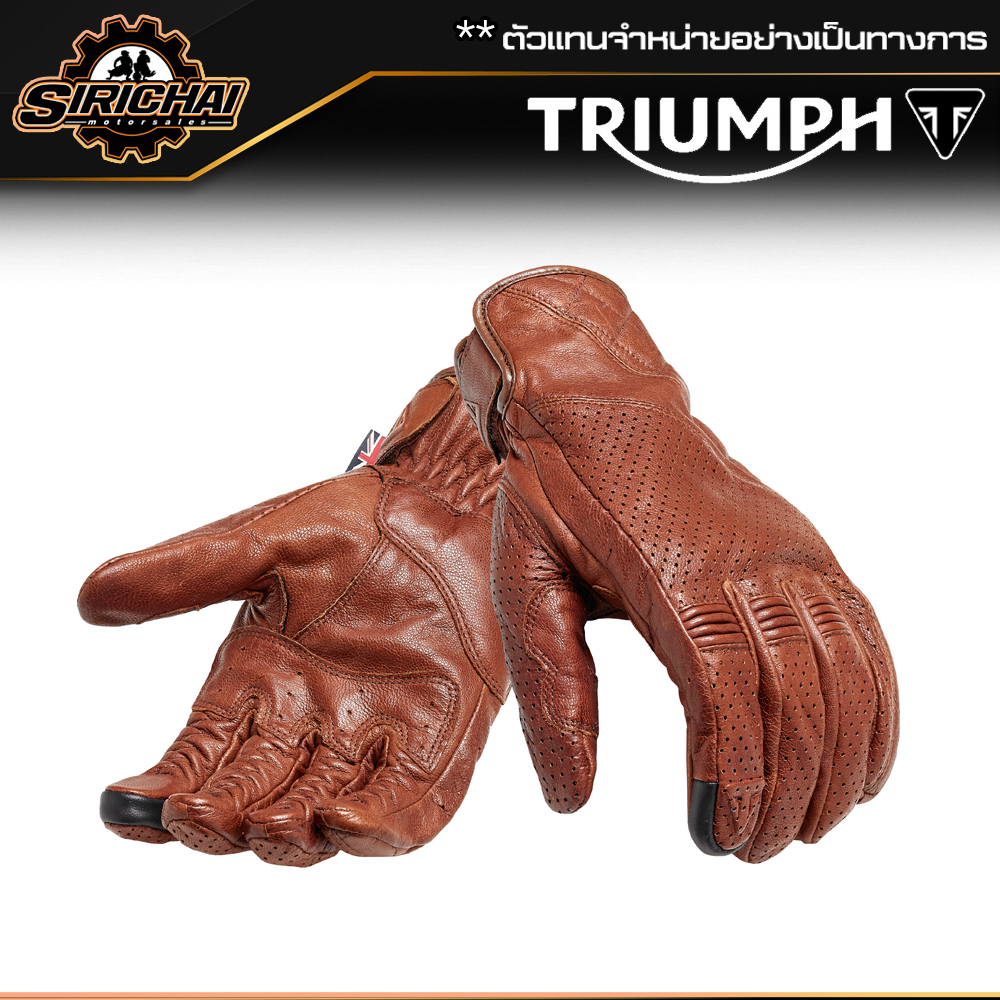 ถุงมือมอเตอร์ไซค์ ถุงมือ Triumph MGVS20119 ✅🔥